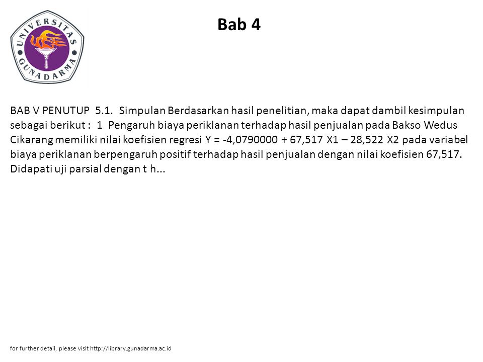 Bab 4 BAB V PENUTUP 5.1.