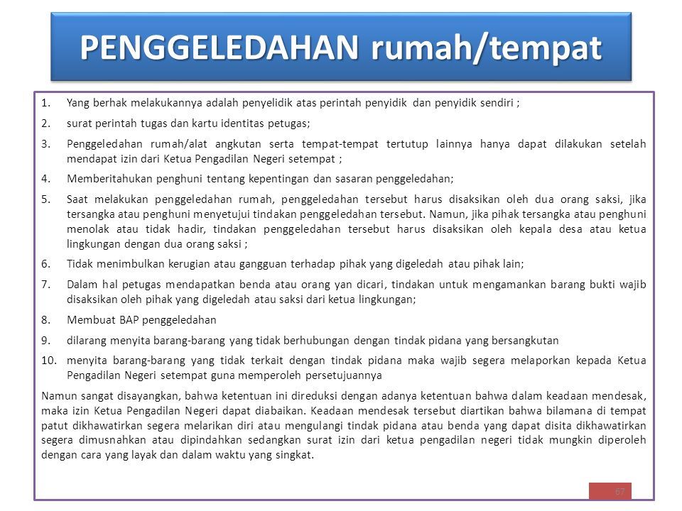 Bahan Ajar Hukum Acara Pidana Sks Disampaikan Oleh Jubair Fakultas