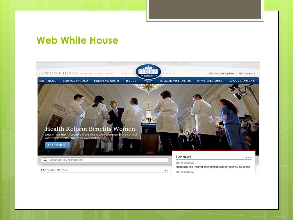 Web White House
