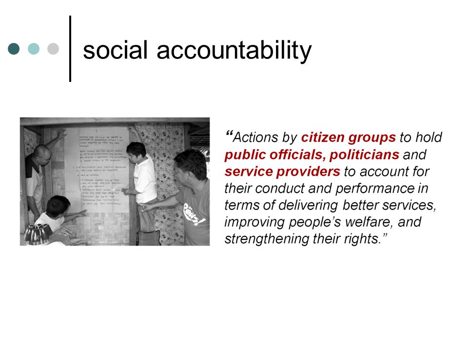 social accountability