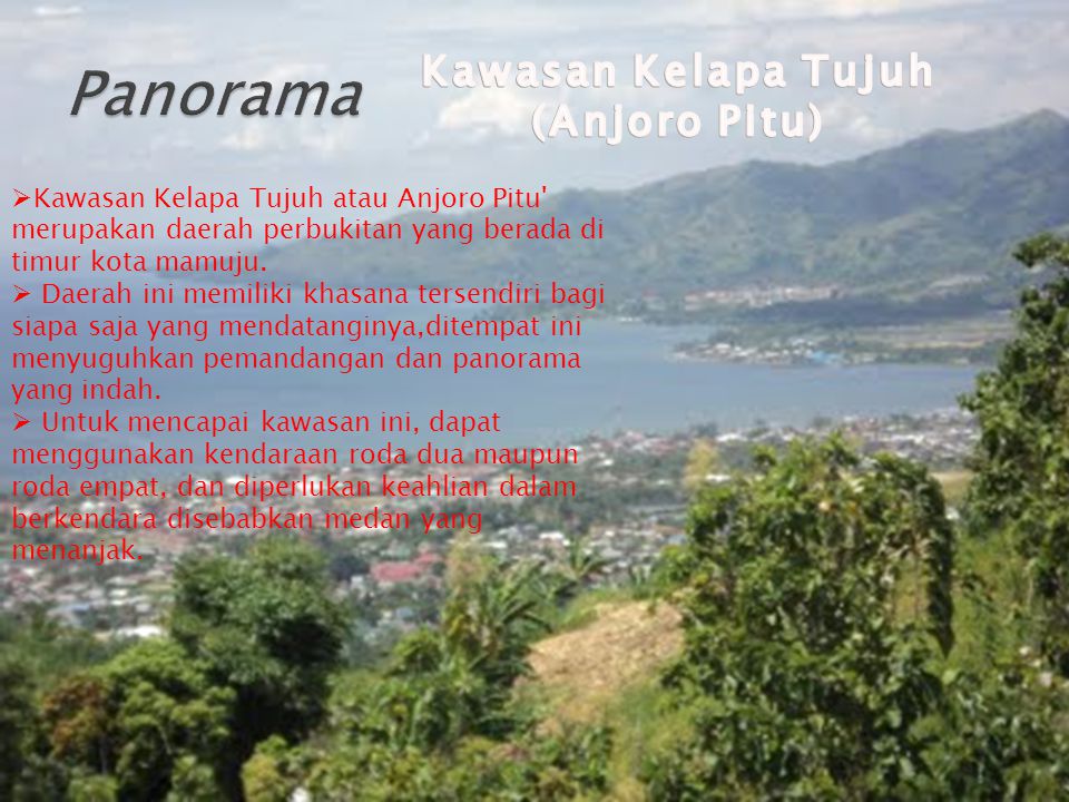  Pulau karampuang hanya berjarak 3 kilometer dari Kota Mamuju Sulawesi Barat.