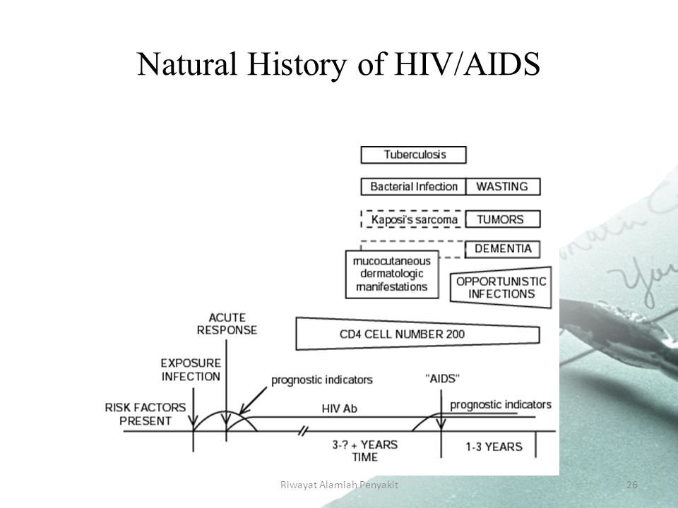Riwayat Alamiah Penyakit26 Natural History of HIV/AIDS