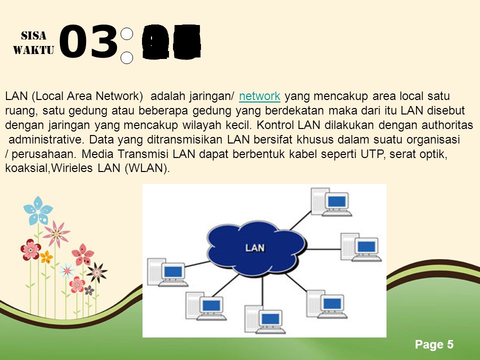 Page SISA WAKTU Wi-Fi ( Wireless Fidelity) - Wifi merupakan kependek-an dari Wireless Fidelity, memiliki pengertian yaitu sekumpulan standar yang digunakan untuk Jaringan Lokal Nirkabel (Wireless Local Area Networks atau WLAN) yang didasari pada spesifikasi IEEE