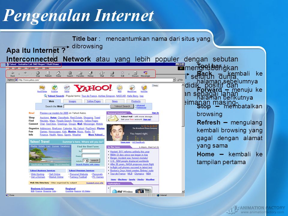 Mengenal Tampilan Internet Explorer