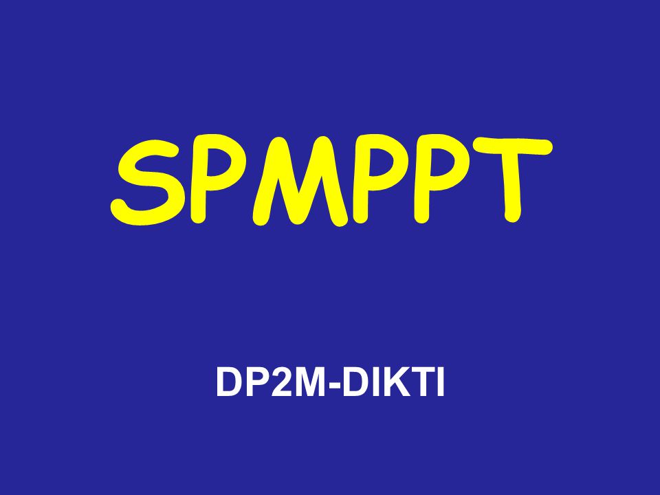 SPMPPT DP2M-DIKTI