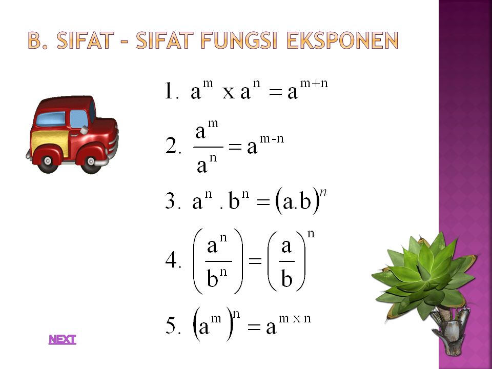 J. Risambessy. 1. Eksponen A. Pengertian Eksponen B. Sifat – Sifat ...