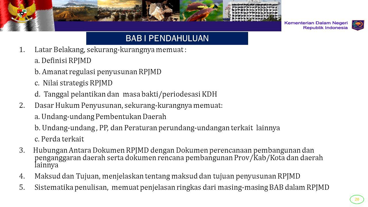 1 TAHAPAN DAN TATACARA PENYUSUNAN RENCANA PEMBANGUNAN JANGKA MENENGAH ...