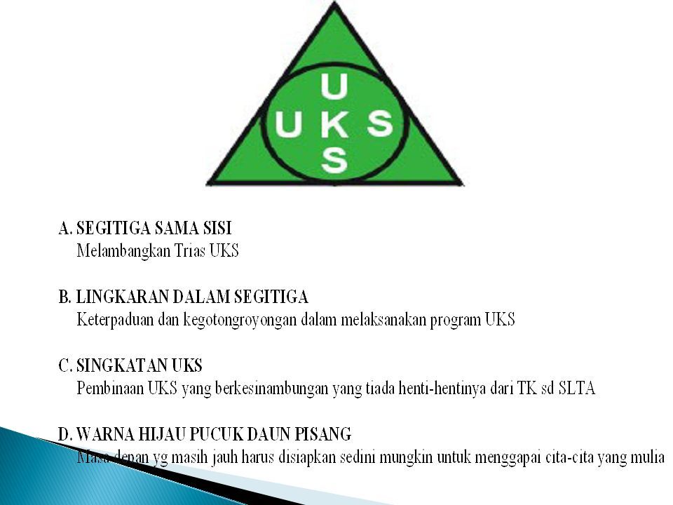 Struktur organisasi tim pelaksana UKS Ketua : kepala sekolah Wakil ketua I : guru UKS (wakasek kesiswaan) Wakil ketua II : BP-3 Sekretaris : guru Anggota2. - ppt download