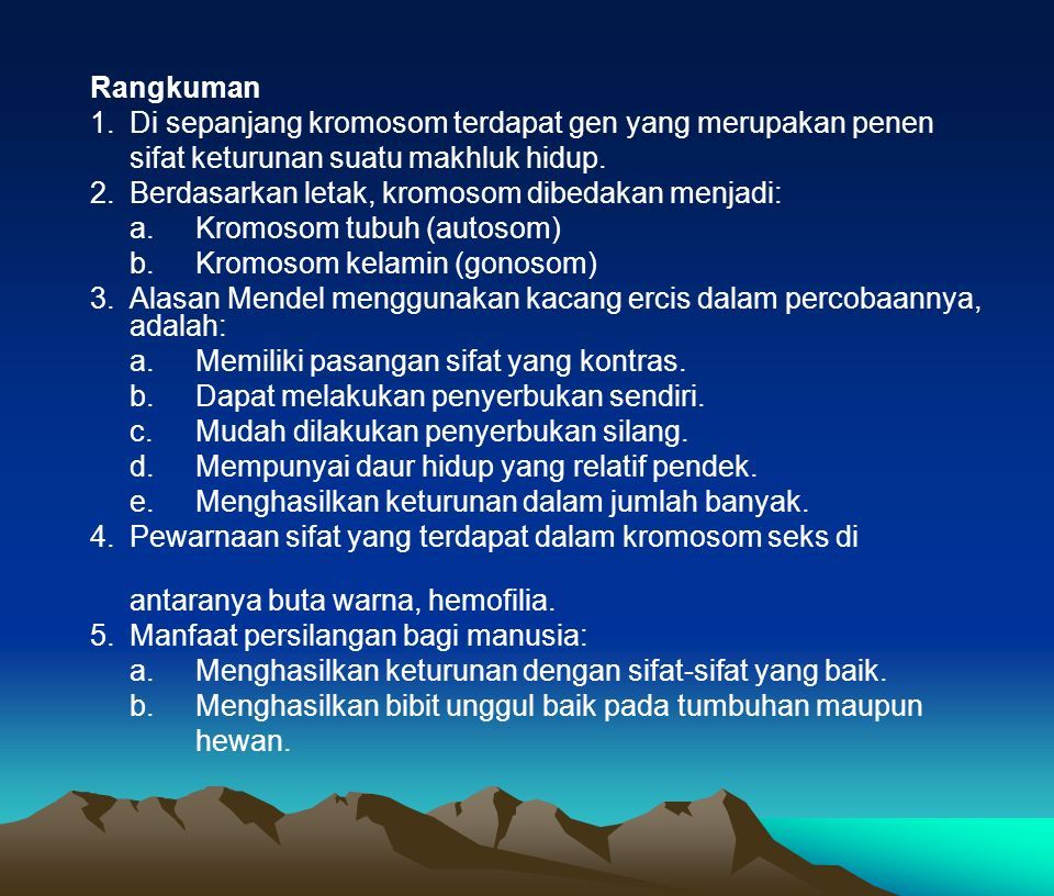 Banyak sifat yang dimiliki makhluk hidup yang menurun dari induk kepada keturunannya, sehingga sifat orang tua dapat muncul pada anaknya atau bahkan sifat-sifat. - ppt download