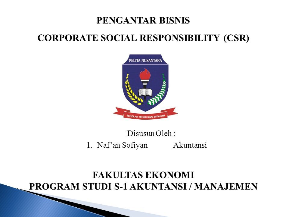 CORPORATE SOCIAL RESPONSIBILITY (CSR) PT DJARUM - Ppt Download