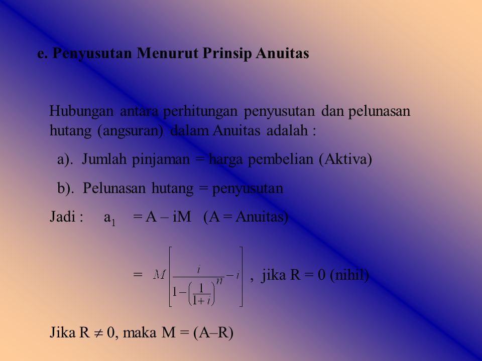 PENYUSUTAN Penyusutan / Penghapusan Dapat Diartikan Sebagai Pengurangan ...