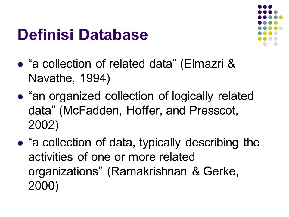 Related data