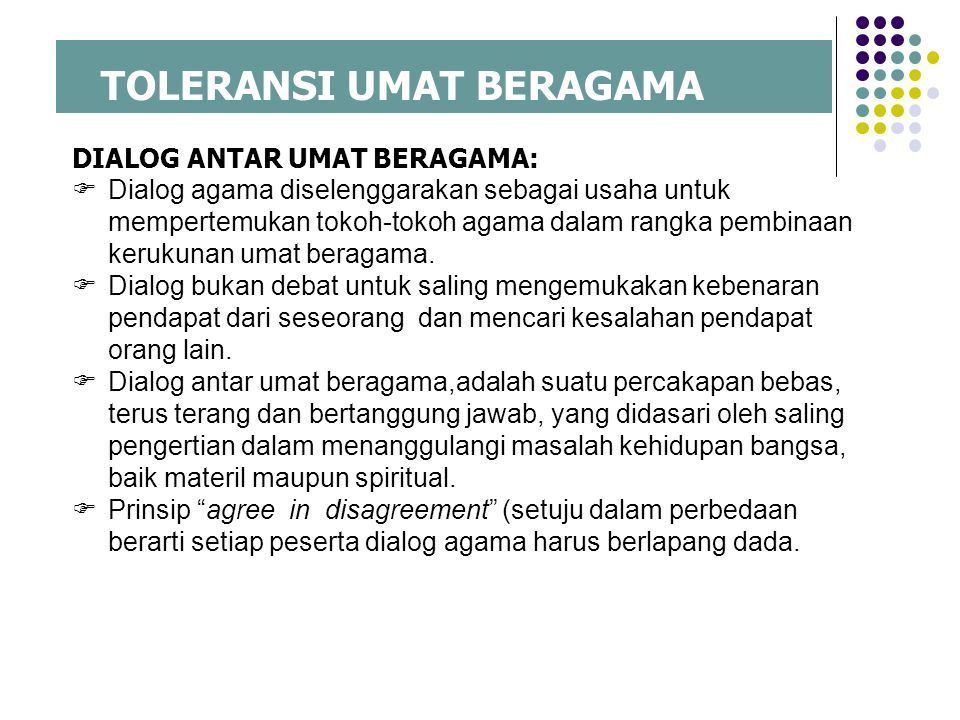 TOLERANSI UMAT BERAGAMA AGAMA DI INDONESIA: Indonesia, Secara Tipikal ...