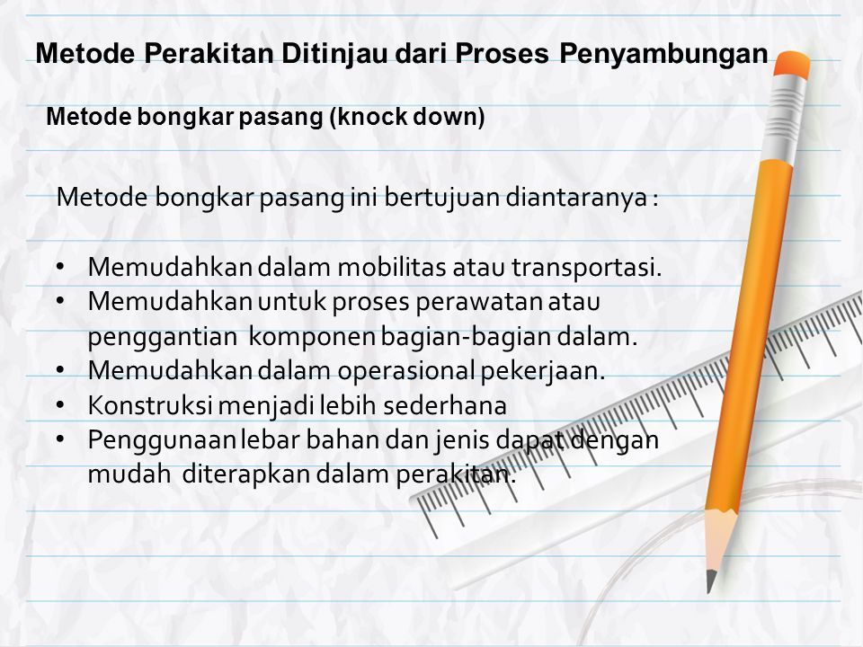 PERAKITAN PRODUK PKKWU KELAS XII TKJ. Pengertian Perakitan Produk Perakitan adalah suatu proses penyusunan dan penyatuan beberapa bagian komponen menjadi. - ppt download