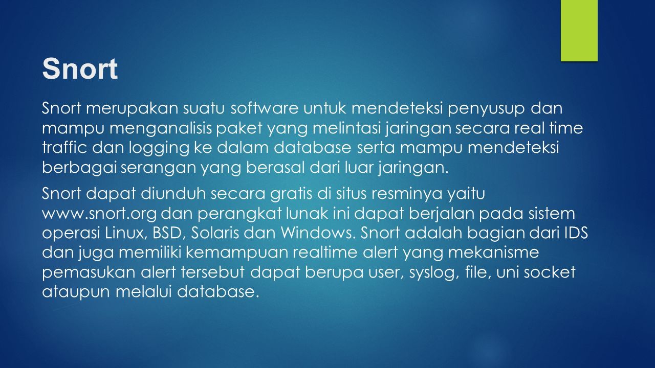 SISTEM KEAMANAN JARINGAN KOMPUTER. Kegiatan Belajar 7 : Menganalisis ...