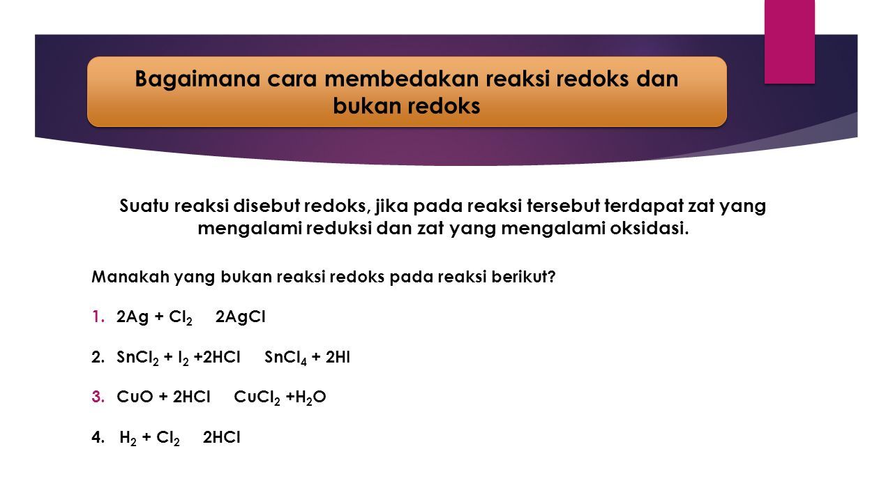 Reaksi Redoks Reaksi Redoks Sangat Dekat Dengan Kehidupan Sehari Hari