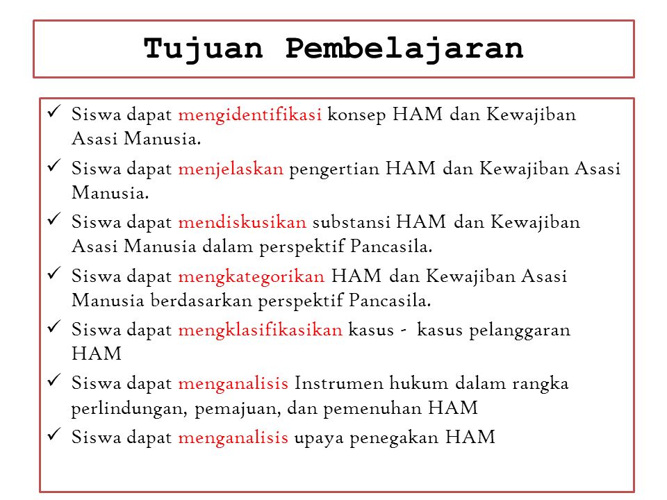 HARMONISASI HAK & KEWAJIBAN ASASI MANUSIA DALAM PERSPEKTIF PANCASILA ...