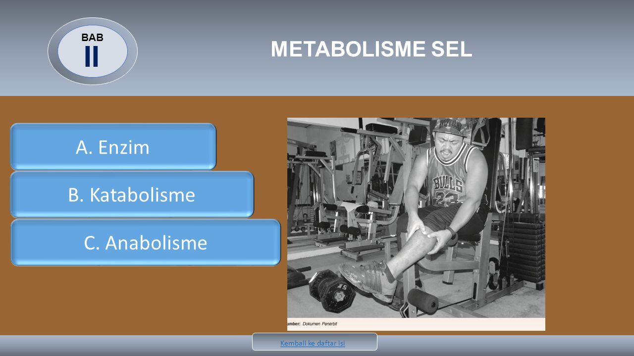 BAB METABOLISME SEL II Kembali Ke Daftar Isi A. Enzim B. Katabolisme C ...