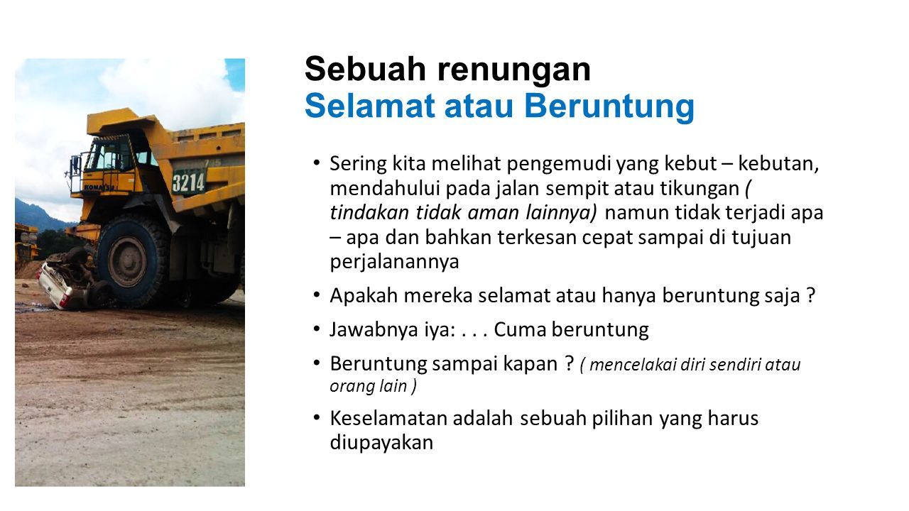 Basic Defensive Driving Materi Efektif Safety Talk W12 – 2021 HSE ...