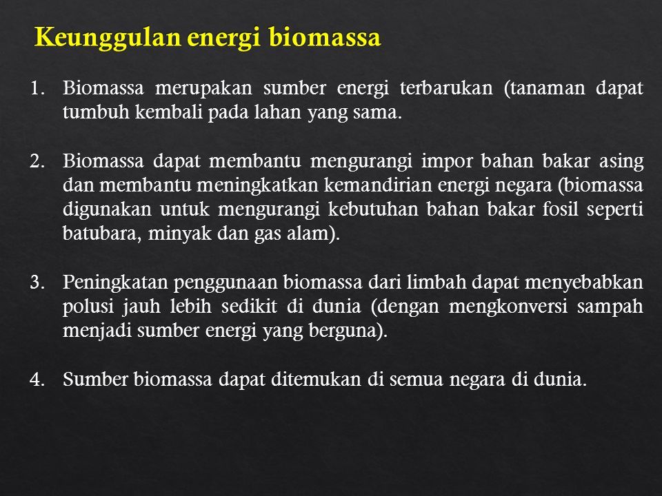 Oleh Khairunnas Npm Pengertian Energi Biomassa Adalah Energi Dibuat Untuk Bahan Bakar Yang