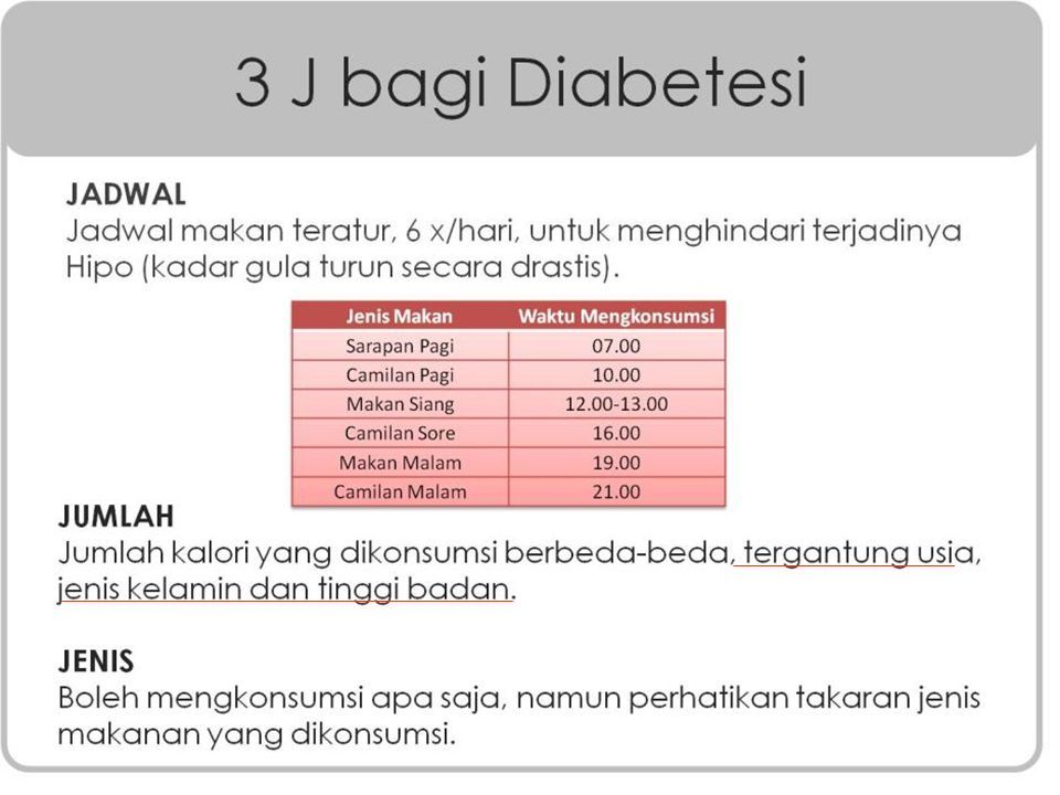 POLA MAKAN BAGI DIABETISI. Apakah itu diabetes ? Diabetes Disebut juga ...