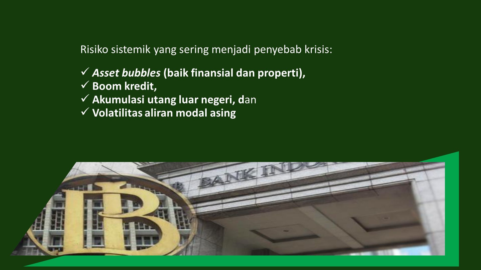 BAURAN KEBIJAKAN BANK SENTRAL Oleh Gustriani Kebijakan Moneter Dalam ...