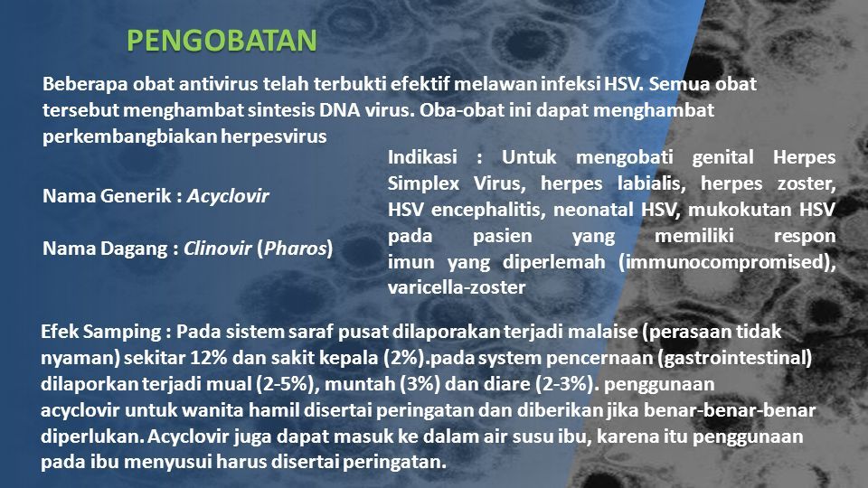 HERPES GENITAL (HERPES TIPE-2). TUJUAN INSTRUKSIONAL PEMBELAJARAN ...