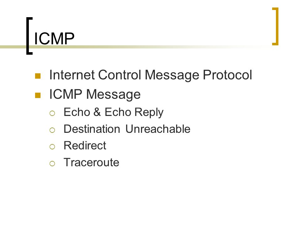 Control messages