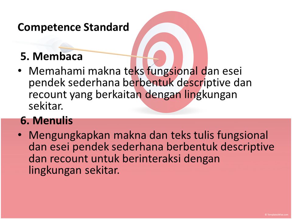 Competence Standard 5.