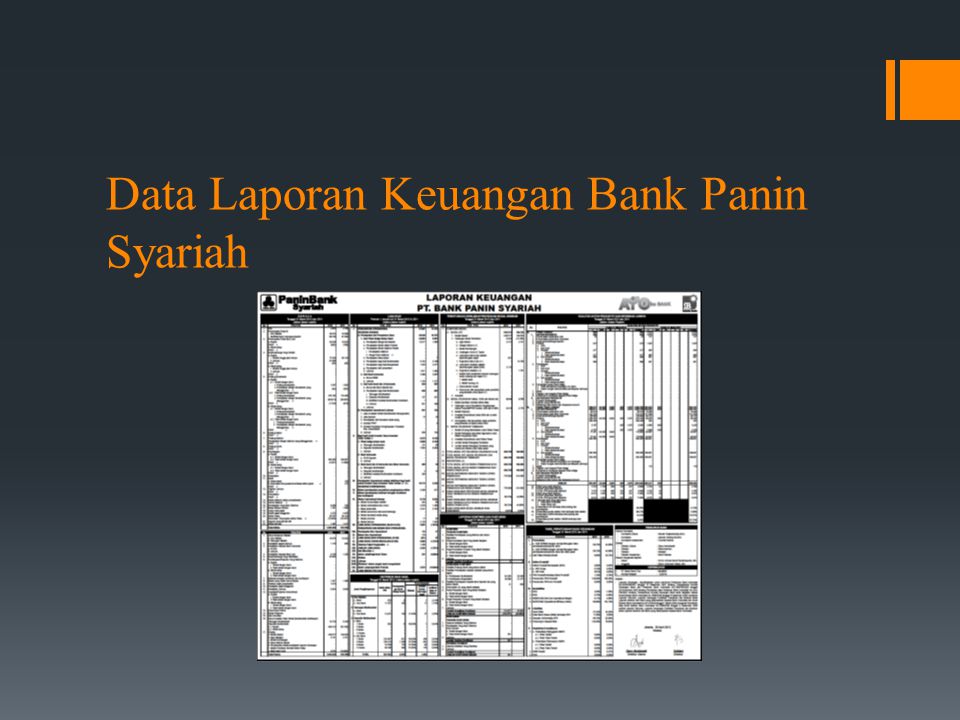 Data Laporan Keuangan Bank Panin Syariah