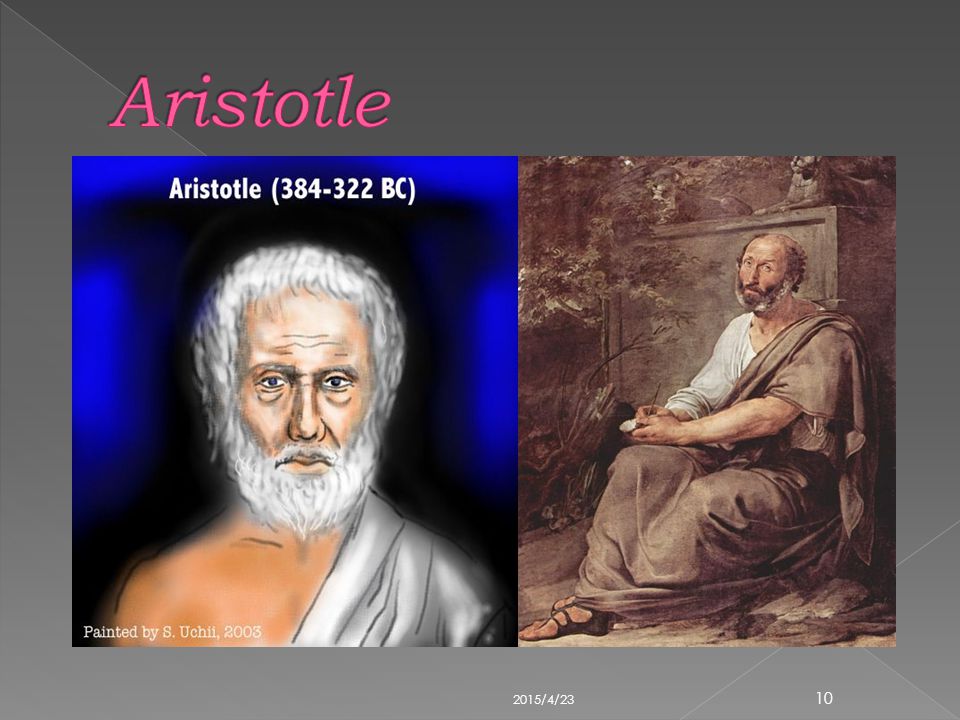 Plato and Aristotle -Philosophy . 