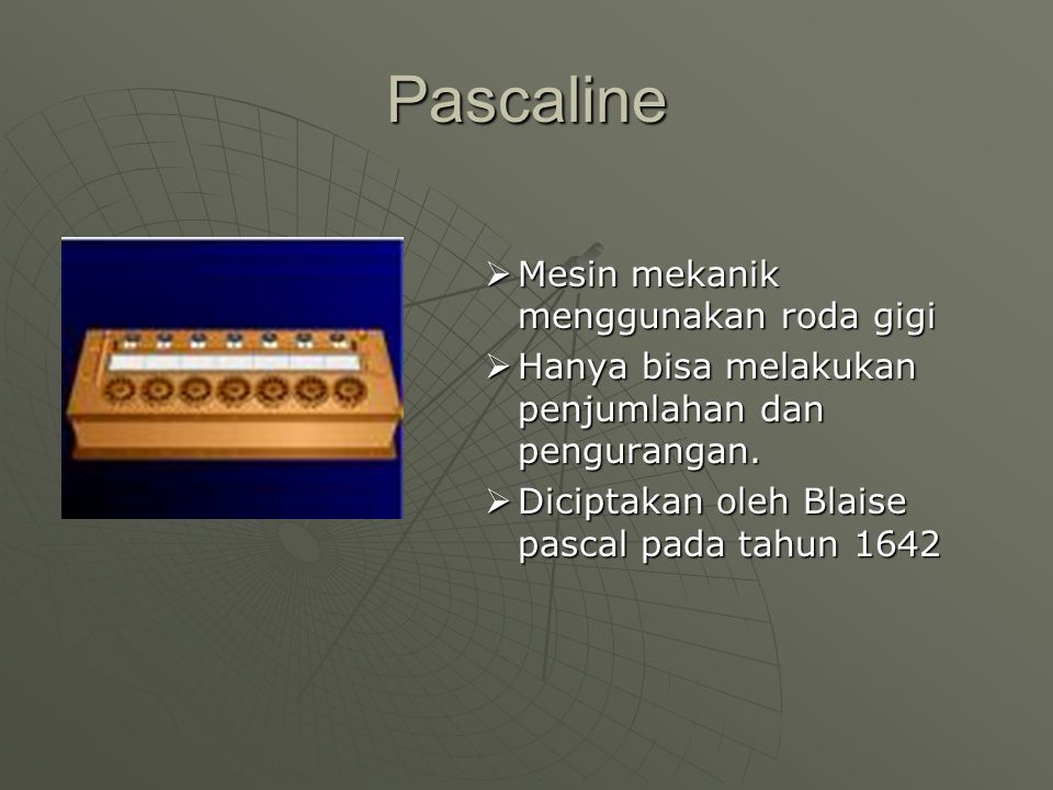 Abacus  Dianggap sebagai komputer pertama 5000 SM