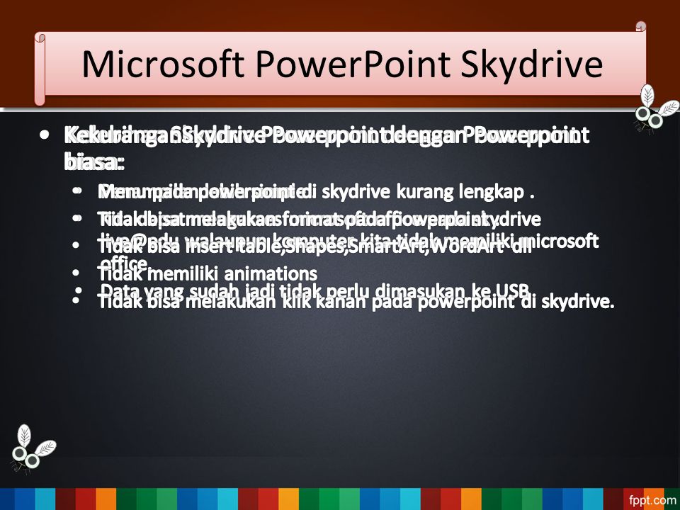 Microsoft PowerPoint Skydrive