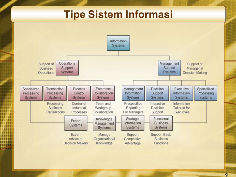 9 Tipe Sistem Informasi