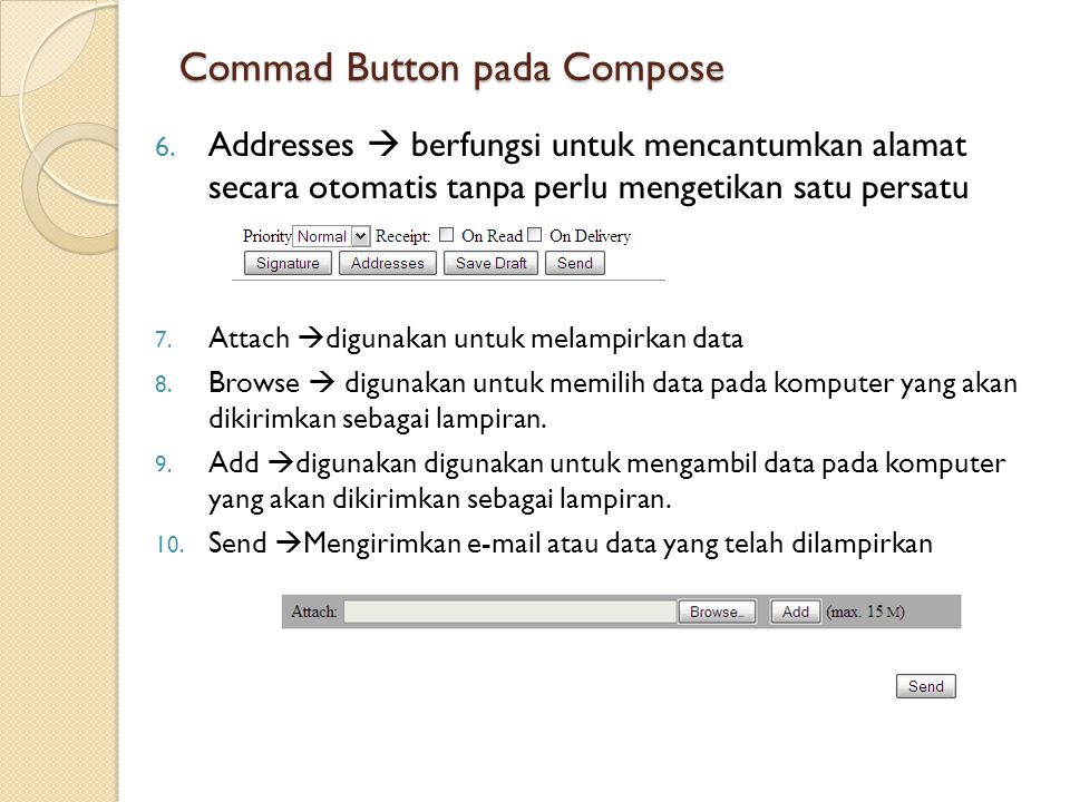Commad Button pada Compose 6.