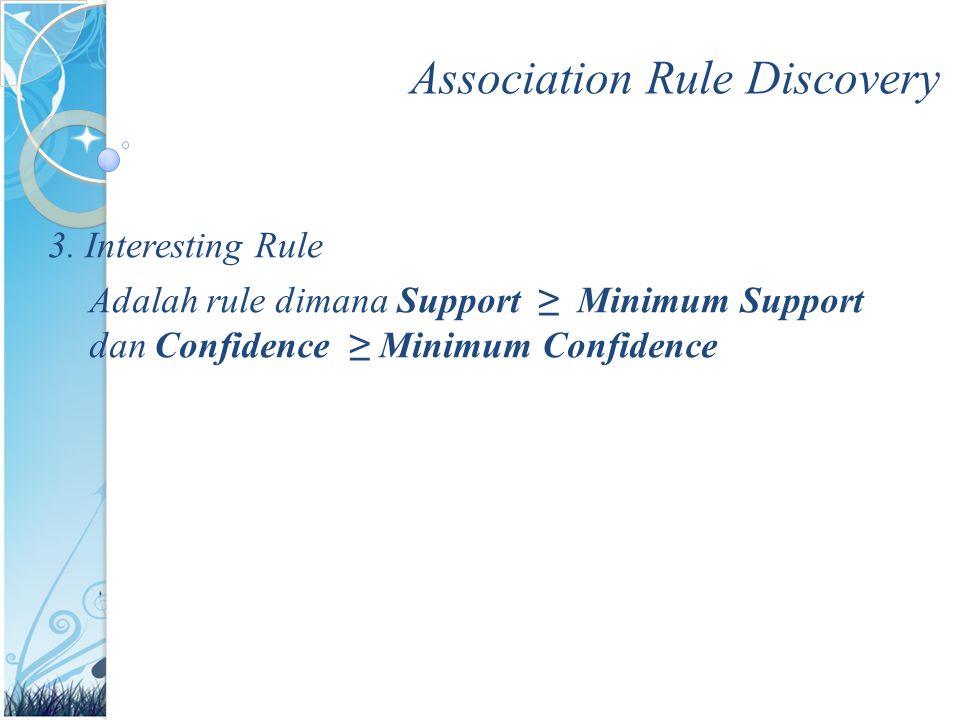 Association Rule Discovery 3.