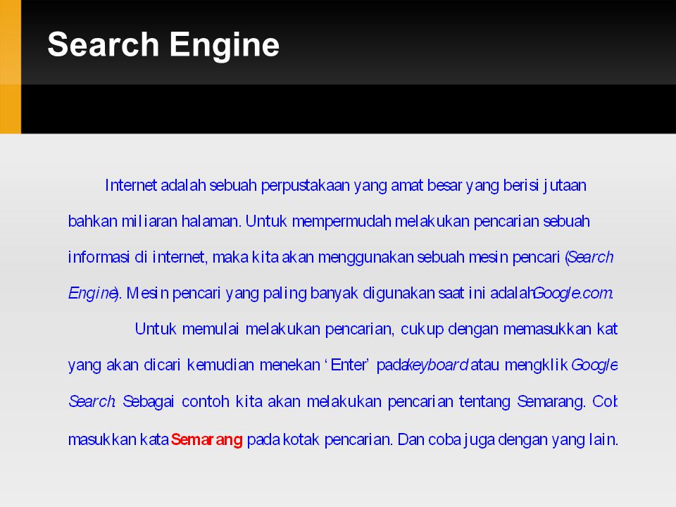Search Engine