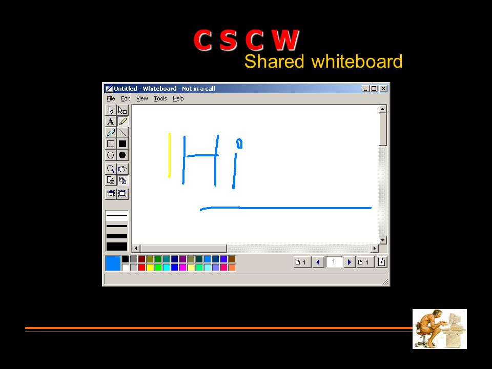 Shared whiteboard C S C W