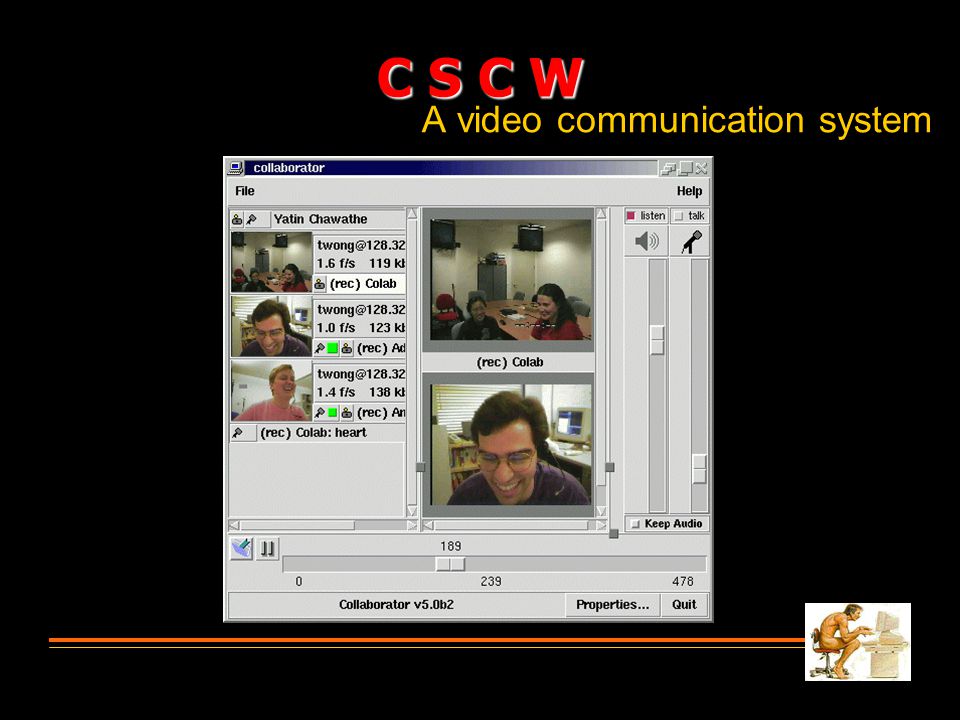 A video communication system C S C W