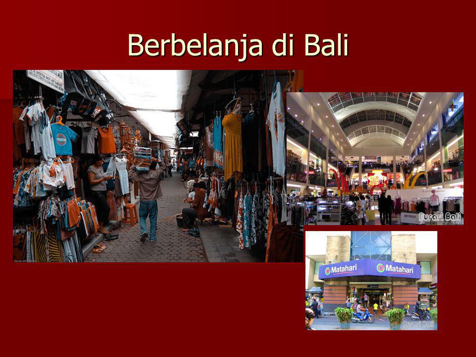 Berbelanja di Bali