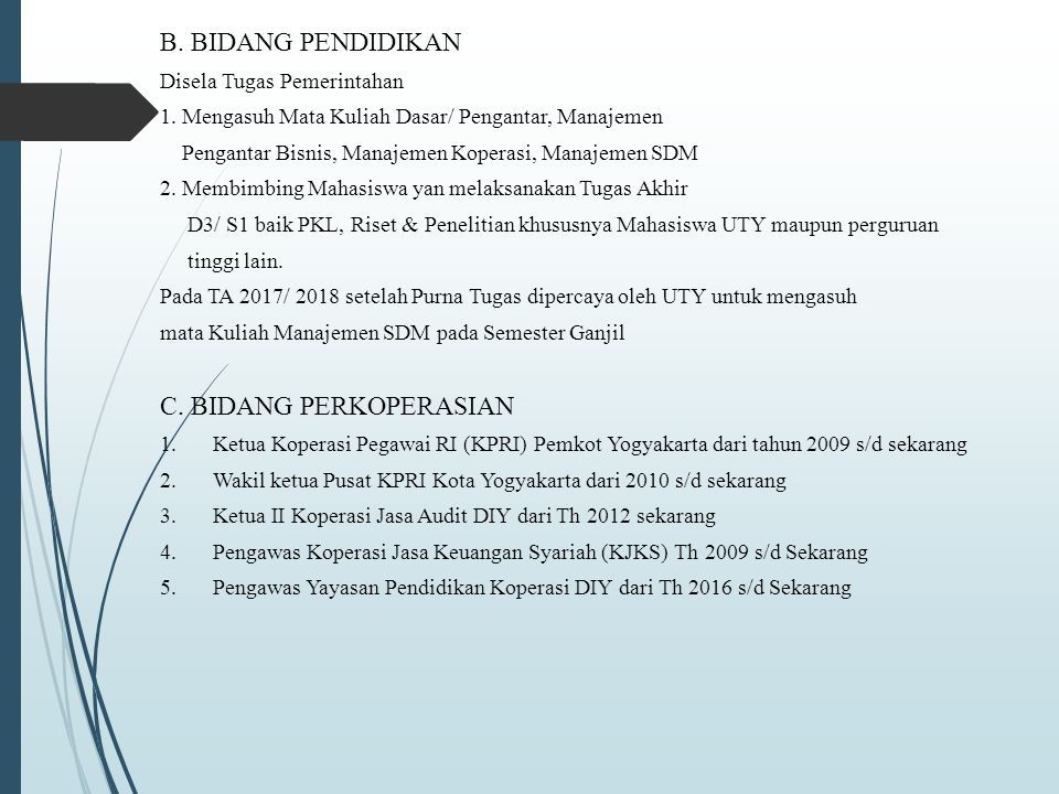 Perkenalan Pengasuh Manajemen Sumber Daya Manusia Msdm Ii Semester Genap Nama Hadi Muhtar Se Mm Kmt Dirjoharjasa Hadi Taruna Alamat Ngadisuryan Ppt Download