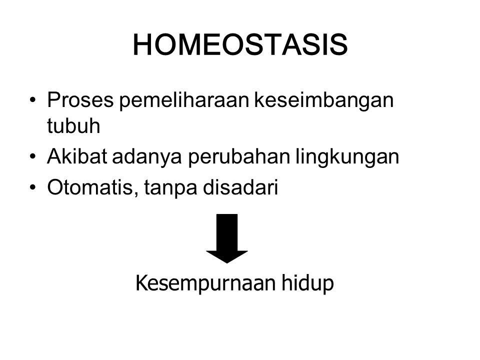 Maksud homeostasis