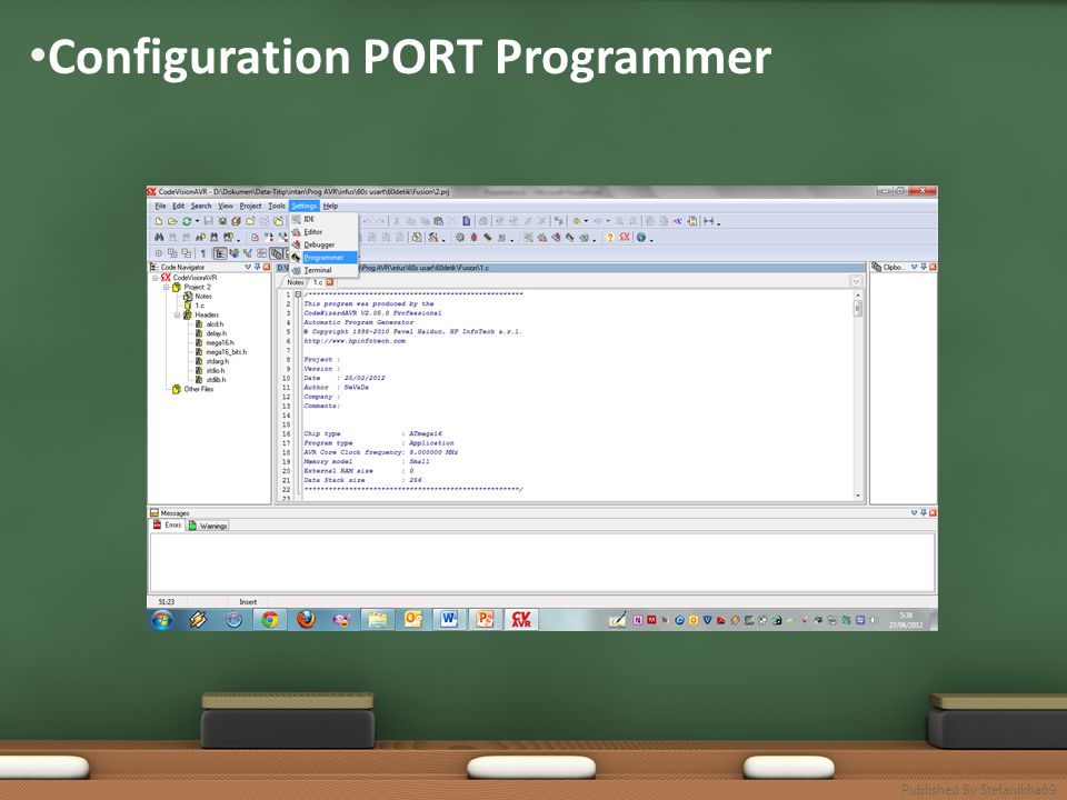 Configuration PORT Programmer Published By Stefanikha69