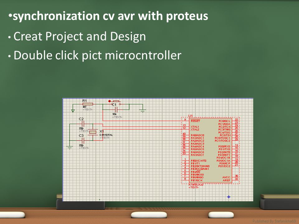 synchronization cv avr with proteus Creat Project and Design Double click pict microcntroller Published By Stefanikha69