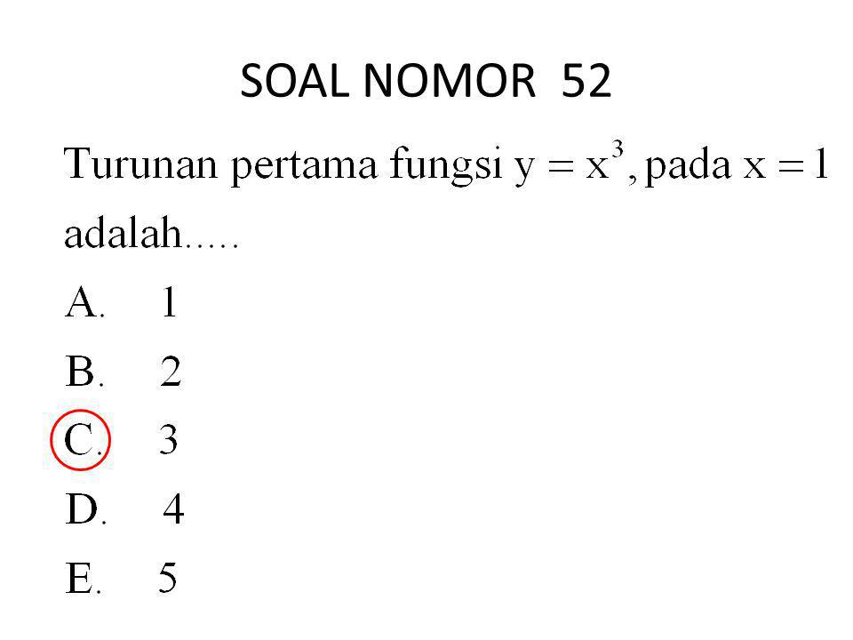 SOAL NOMOR 52