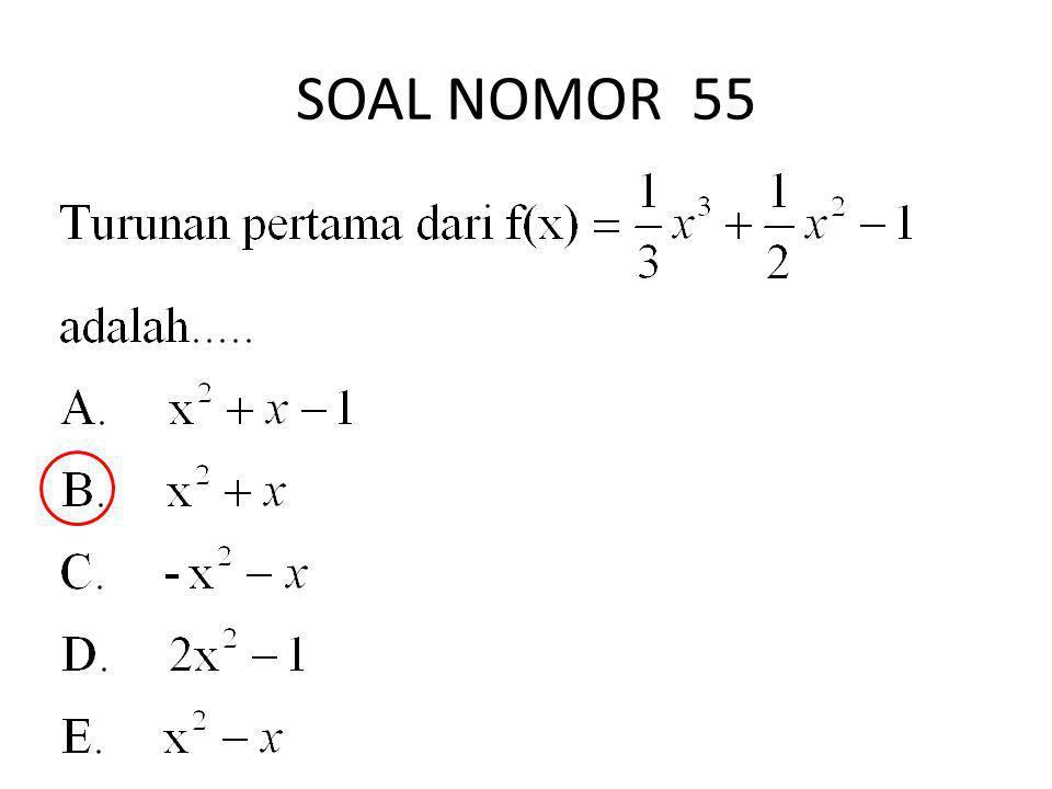 SOAL NOMOR 55