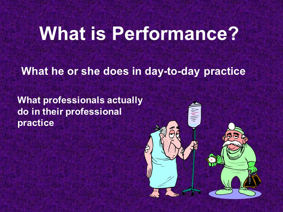 What is Performance.