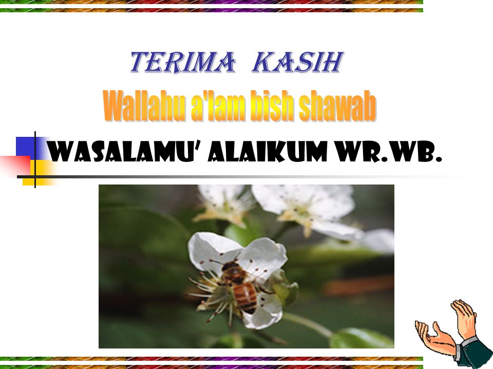 7 TERIMA KASIH Wasalamu’ alaikum wr.wb.
