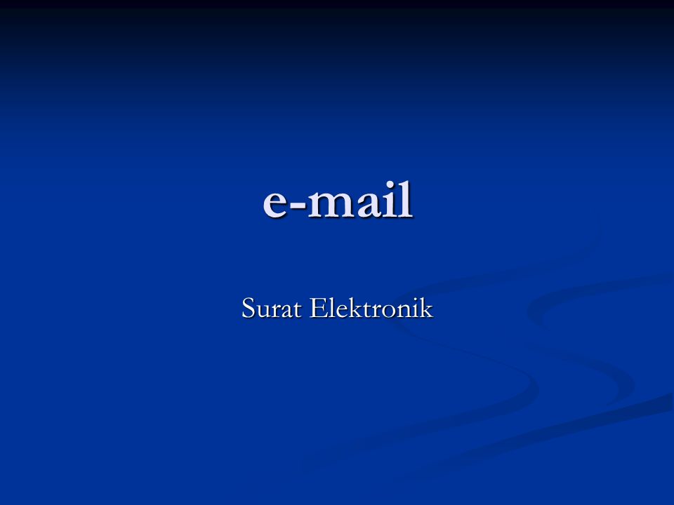 Surat Elektronik