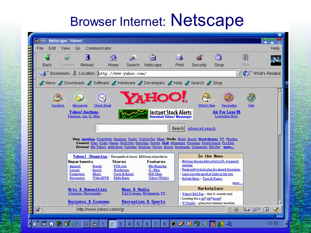 Browser Internet: Netscape